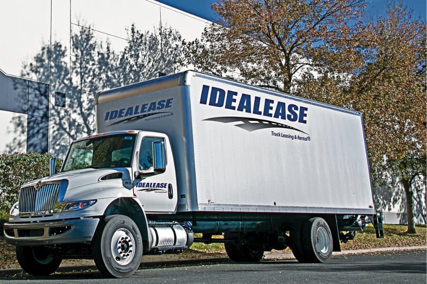 Idealease rental box truck